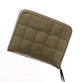 Women Short Wallets PU Leather Female Plaid Purses Nubuck Card Holder Wallet Fashion Woman Small Zipper Wallet With Coin Purse