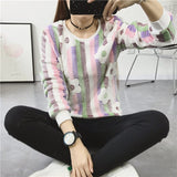 2018 New Women's Cute Print Hoodie Winter Long Sleeve Casual Sweatshirt Moleton Women's Oversized Clothing