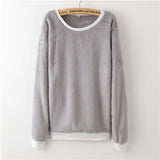 2018 New Women's Cute Print Hoodie Winter Long Sleeve Casual Sweatshirt Moleton Women's Oversized Clothing