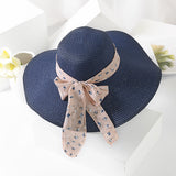 BINGYUANHAOXUAN 2018 New Summer Female Sun Hat Bow Ribbon Panama Beach Hats for Women Chapeu Feminino Sombrero Floppy Straw Hat