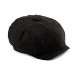 2018 New Newsboy Cap Beret Hat Men Women  Hat Tweed Gatsby Octagonal Black White Herringbone Vintage Ivy Hats
