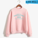 BTS Riverdale Pink Women and men Hoodies Sweatshirts Fashion Hooded  Long Sleeve Sweatshirt Casual Clothing south side serpents