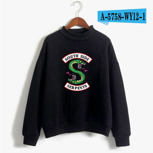BTS Riverdale Pink Women and men Hoodies Sweatshirts Fashion Hooded  Long Sleeve Sweatshirt Casual Clothing south side serpents