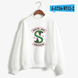 BTS Riverdale Pink Women and men Hoodies Sweatshirts Fashion Hooded  Long Sleeve Sweatshirt Casual Clothing south side serpents