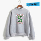 BTS Riverdale Pink Women and men Hoodies Sweatshirts Fashion Hooded  Long Sleeve Sweatshirt Casual Clothing south side serpents