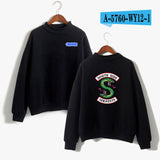 BTS Riverdale Pink Women and men Hoodies Sweatshirts Fashion Hooded  Long Sleeve Sweatshirt Casual Clothing south side serpents