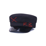 2018 Hairy Winter Hats Women Fashion Berets Hats for Girls Street Style Beret Caps Women Brand Hat Military Cap Black Flat Caps