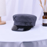 2018 Hairy Winter Hats Women Fashion Berets Hats for Girls Street Style Beret Caps Women Brand Hat Military Cap Black Flat Caps