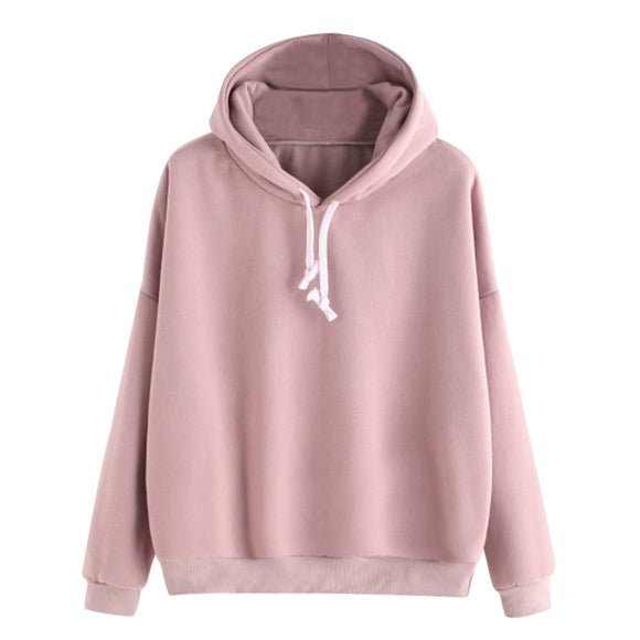 Spring Sweatshirts Women 2019 Pink Women's Gown With A Hood Hoodies Ladies Long Sleeve Casual Hooded Pullover Clothes Sweatshirt