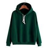 Spring Sweatshirts Of Women Pink Long Sleeve Hoodie Pullovers Basic Hoodies Burgundy Plain Tops Moletom Feminino Sweatshirt 2019