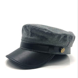 2018 New unisex red black flat navy hat cap women men fashion berets hot sale street style beret caps brand hats Newspaper Cap